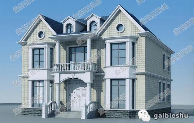 占地160平方米的三層農(nóng)村自建房，造價(jià)45萬以內(nèi)，時(shí)尚大氣，富有特色。