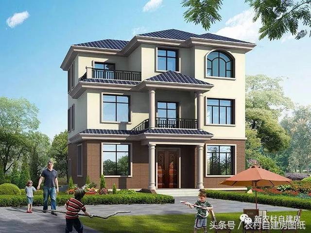 兩棟面積一樣的三層別墅設(shè)計(jì)圖，一款時(shí)尚大氣，一款簡單實(shí)用，你更喜歡哪一款呢？