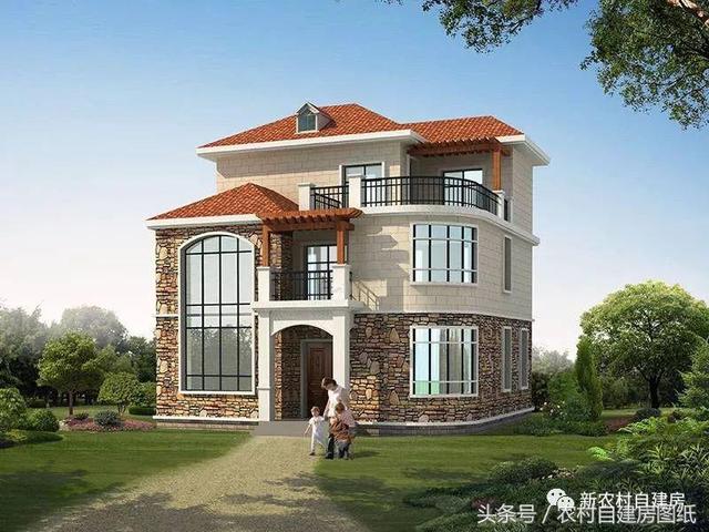 兩棟面積一樣的三層別墅設(shè)計(jì)圖，一款時(shí)尚大氣，一款簡單實(shí)用，你更喜歡哪一款呢？