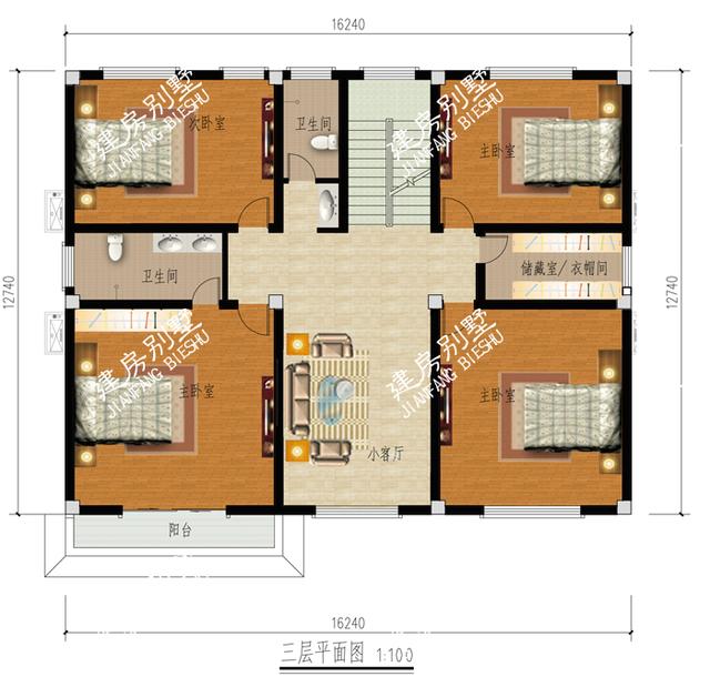 簡單歐式四層別墅設(shè)計(jì)圖，內(nèi)設(shè)計(jì)旋轉(zhuǎn)樓梯也是完美，真的是一房一個(gè)經(jīng)典。