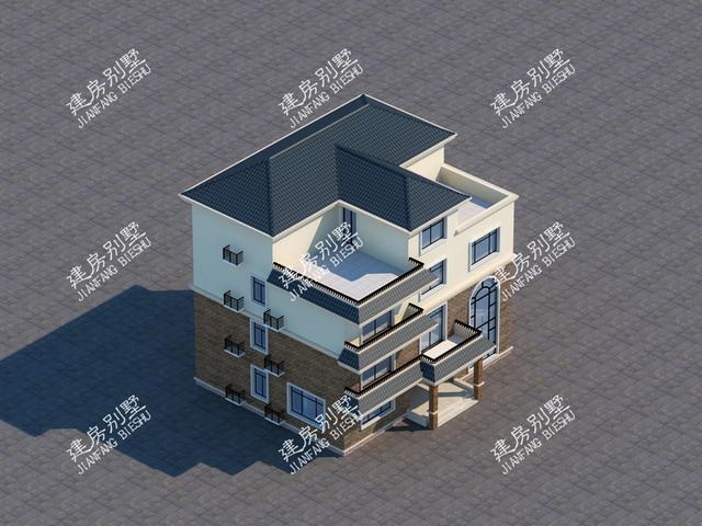 簡單歐式四層別墅設(shè)計(jì)圖，內(nèi)設(shè)計(jì)旋轉(zhuǎn)樓梯也是完美，真的是一房一個(gè)經(jīng)典。