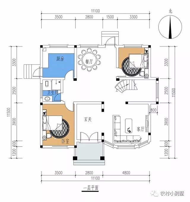 12款農(nóng)村蓋房三層小樓房設(shè)計(jì)圖，全村搶著建