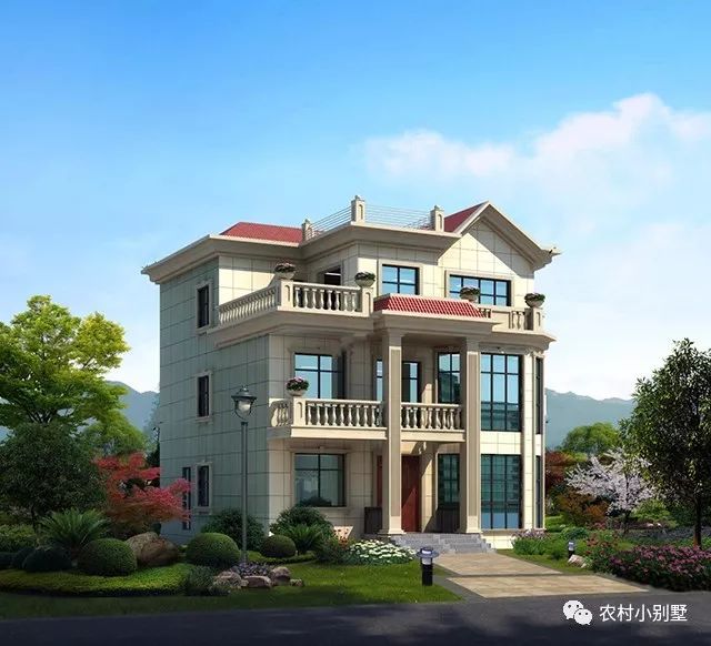 12款農(nóng)村蓋房三層小樓房設(shè)計(jì)圖，全村搶著建