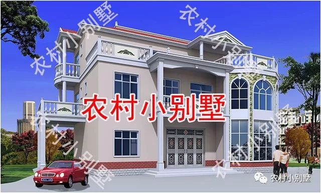 12款農(nóng)村蓋房三層小樓房設(shè)計(jì)圖，全村搶著建