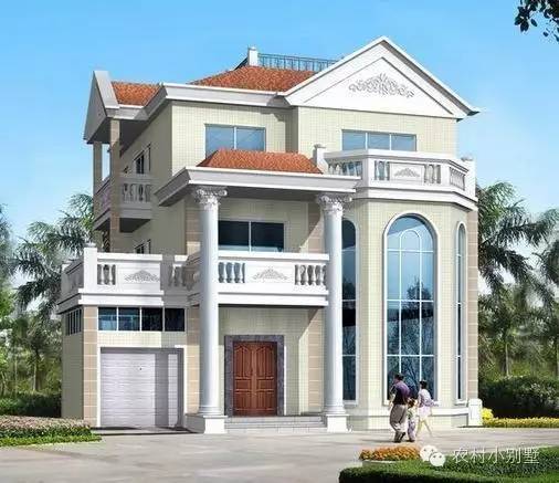 12款農(nóng)村蓋房三層小樓房設(shè)計(jì)圖，全村搶著建