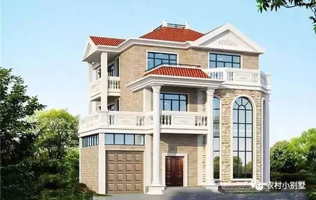 12款農(nóng)村蓋房三層小樓房設(shè)計(jì)圖，全村搶著建