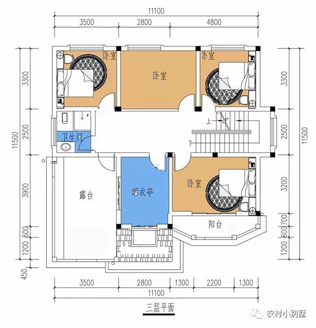 12款農(nóng)村蓋房三層小樓房設(shè)計(jì)圖，全村搶著建