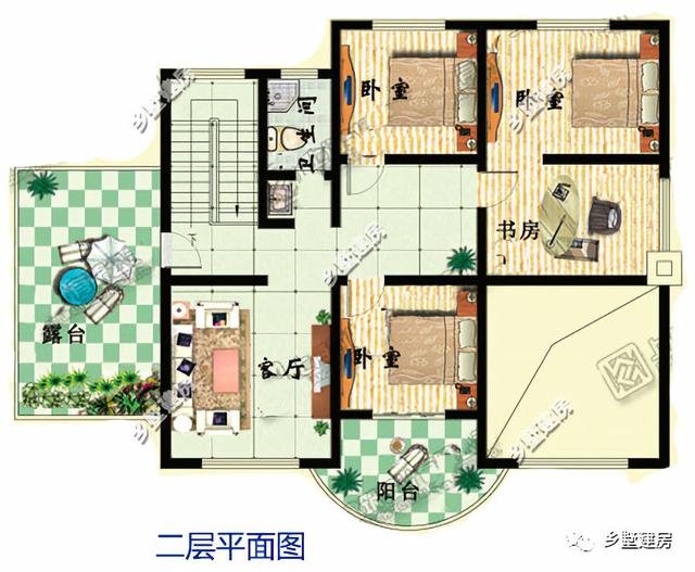兩棟都露臺(tái)+車庫(kù)的農(nóng)村別墅設(shè)計(jì)圖，僅僅需要20萬(wàn)哦，你心動(dòng)了嗎？