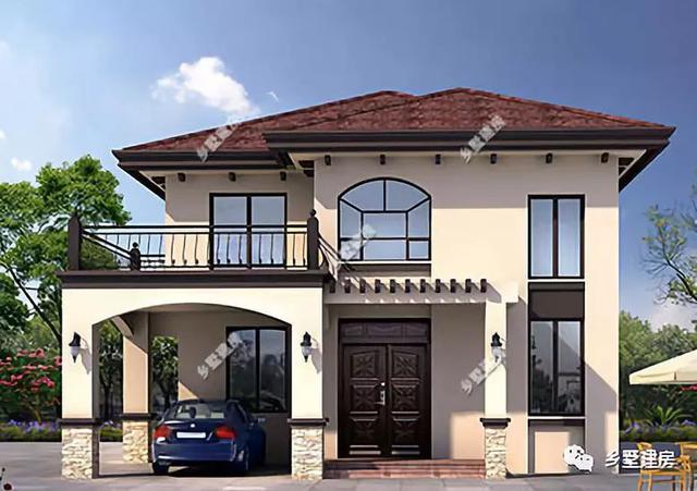 兩棟都露臺(tái)+車庫(kù)的農(nóng)村別墅設(shè)計(jì)圖，僅僅需要20萬(wàn)哦，你心動(dòng)了嗎？