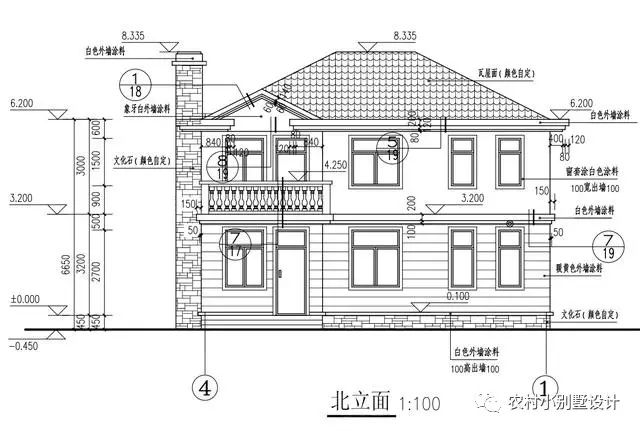 11X9米二層簡單農(nóng)村住宅圖，氣質(zhì)很適合農(nóng)村建