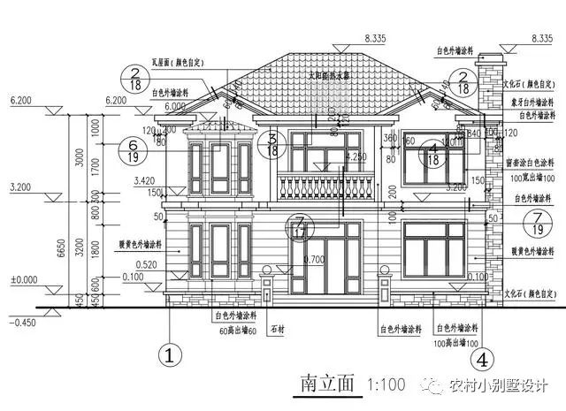 11X9米二層簡單農(nóng)村住宅圖，氣質(zhì)很適合農(nóng)村建