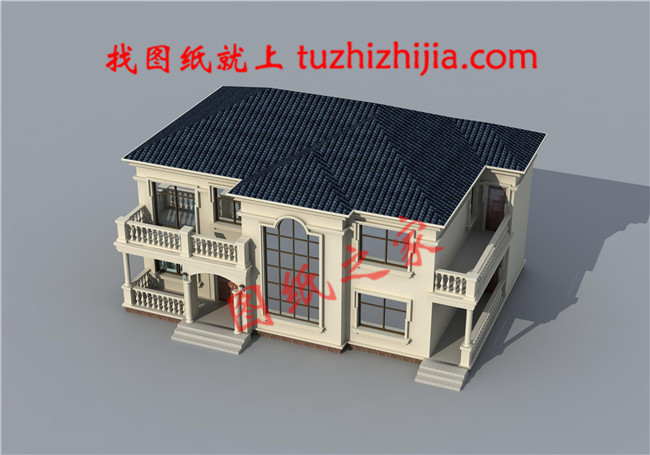 簡單大氣的農(nóng)村二層樓設(shè)計圖，二層歐式農(nóng)村別墅設(shè)計圖