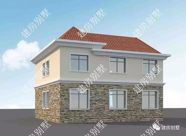 兩棟很實(shí)用的農(nóng)村二層別墅設(shè)計(jì)圖，第一棟不僅戶型通透且?guī)D(zhuǎn)樓梯設(shè)計(jì)。