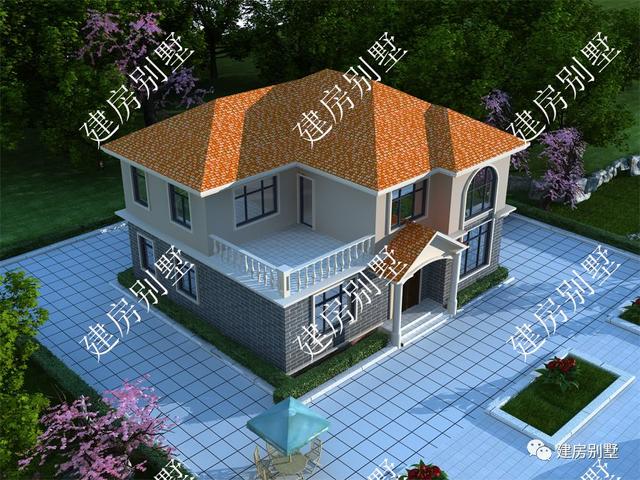 兩棟很實(shí)用的農(nóng)村二層別墅設(shè)計(jì)圖，第一棟不僅戶型通透且?guī)D(zhuǎn)樓梯設(shè)計(jì)。