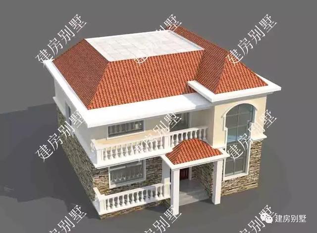 兩棟很實(shí)用的農(nóng)村二層別墅設(shè)計(jì)圖，第一棟不僅戶型通透且?guī)D(zhuǎn)樓梯設(shè)計(jì)。