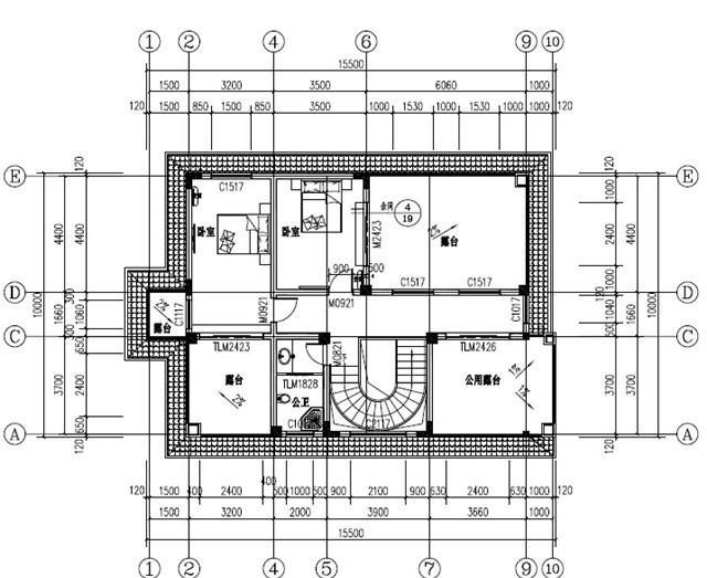 新農(nóng)村四層自建房，戶型設計極其豪華，帶挑空客廳+旋轉(zhuǎn)樓梯，主體造價100萬左右。
