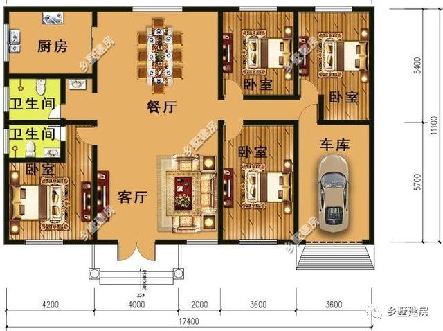 三棟農(nóng)村一層小平房，只需要11萬(wàn)就能建成，不僅經(jīng)濟(jì)實(shí)用，外觀還好看到爆炸！