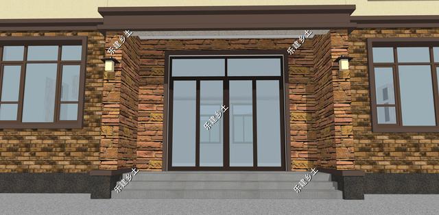 簡(jiǎn)單大方的簡(jiǎn)歐風(fēng)格二層別墅設(shè)計(jì)圖，配色簡(jiǎn)單，方正大方，溫馨舒適。