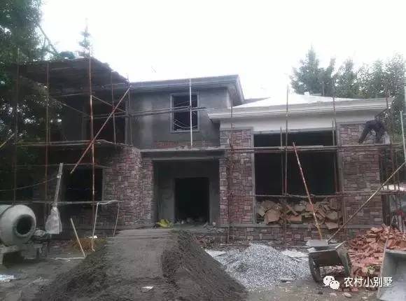 11X11米農(nóng)村自建2層現(xiàn)代別墅圖，全套圖附施工案例