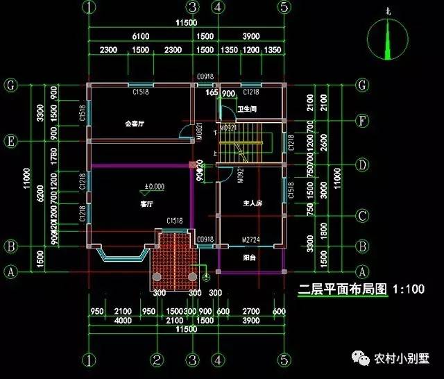 11.5x11米三層住宅設計圖，實用坡屋頂帶露臺