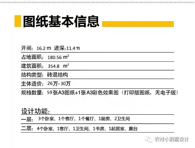 占地180平四間兩層小樓房設(shè)計(jì)圖，打造奢華美墅之范