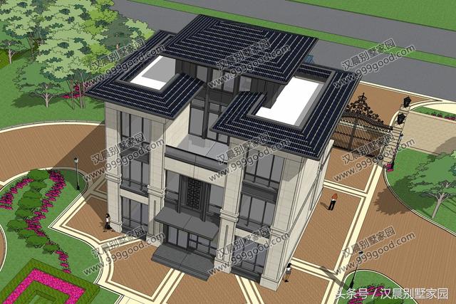 3款新式風(fēng)格別墅設(shè)計(jì)圖，每一款都很好看，滿足你對房子的所有幻想
