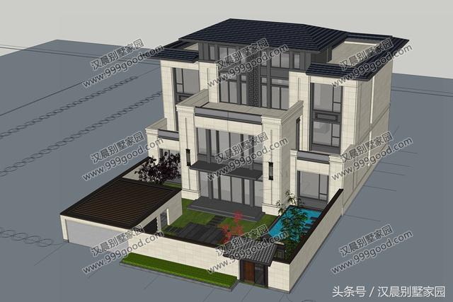 3款新式風(fēng)格別墅設(shè)計(jì)圖，每一款都很好看，滿足你對房子的所有幻想