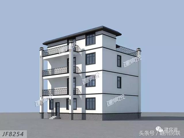 新中式別墅設(shè)計圖，建筑面積500平，配色經(jīng)典大方，表現(xiàn)出東方文化的內(nèi)斂氣質(zhì)