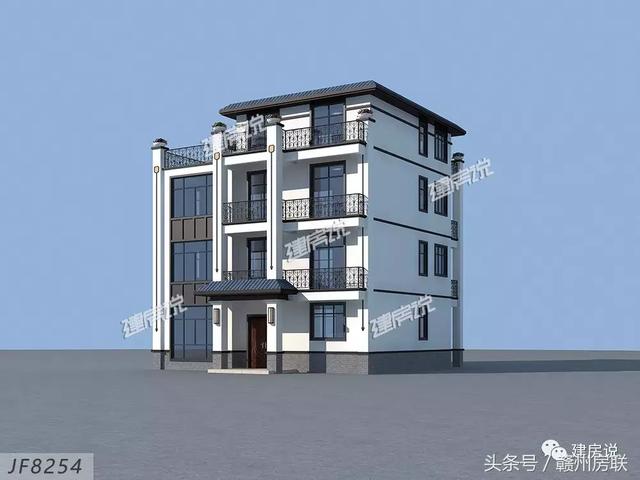 新中式別墅設(shè)計圖，建筑面積500平，配色經(jīng)典大方，表現(xiàn)出東方文化的內(nèi)斂氣質(zhì)