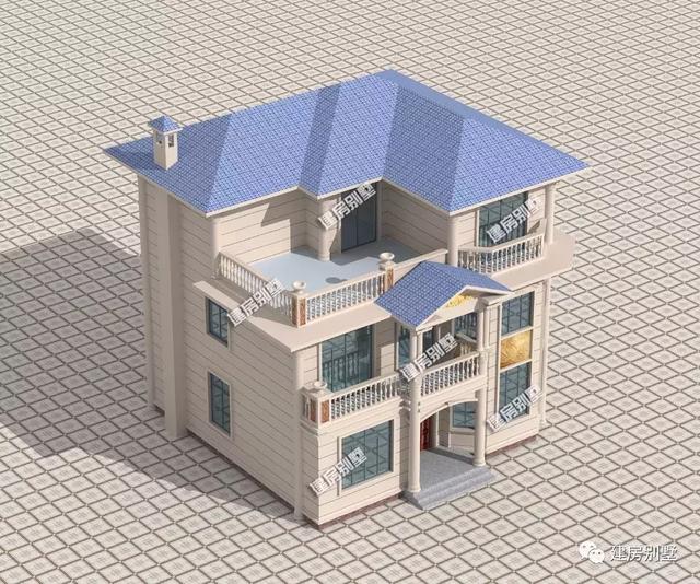 11.8×12米農(nóng)村別墅設(shè)計圖，布局好，大大提升你的居住幸福感