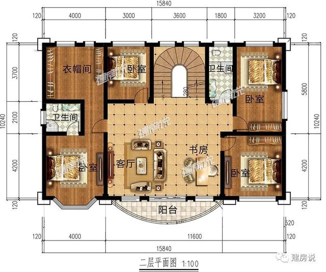 3款農(nóng)村自建房設(shè)計(jì)圖，都是2024受歡迎的戶型，適合大眾審美