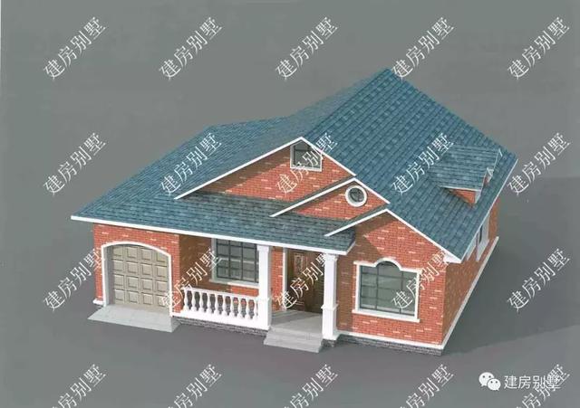 人人都建得起的一層別墅設(shè)計圖，可以建來給父母養(yǎng)老用