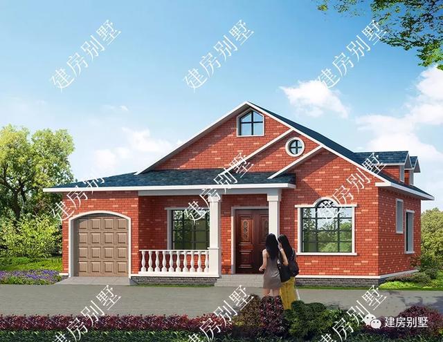 人人都建得起的一層別墅設(shè)計圖，可以建來給父母養(yǎng)老用