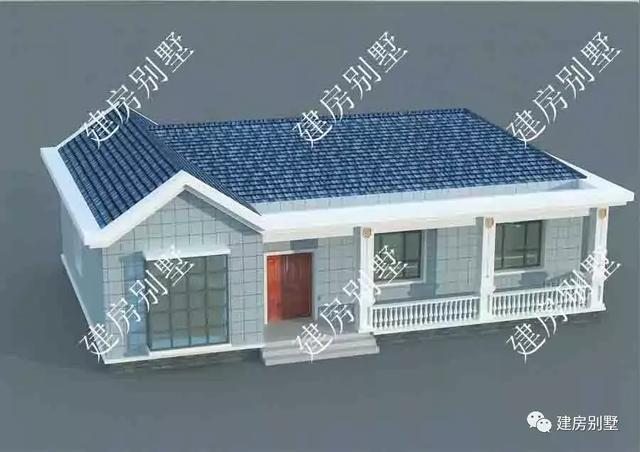 人人都建得起的一層別墅設(shè)計圖，可以建來給父母養(yǎng)老用