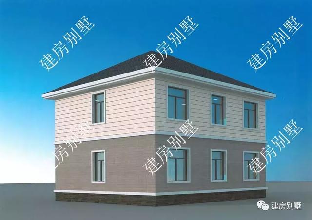 兩棟框架結構二層別墅設計圖，整體設計精致實用