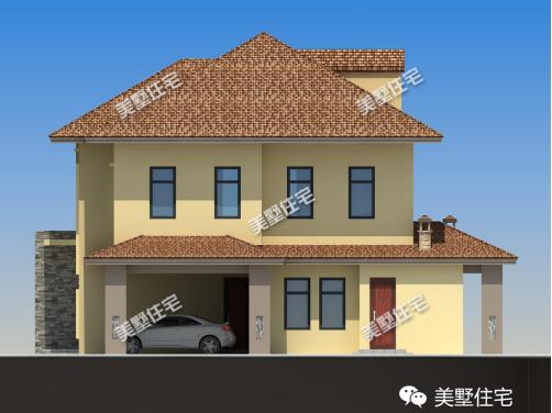 現(xiàn)代風格二層農(nóng)村別墅設(shè)計圖，帶閣樓+土灶，外觀經(jīng)典實用性強。