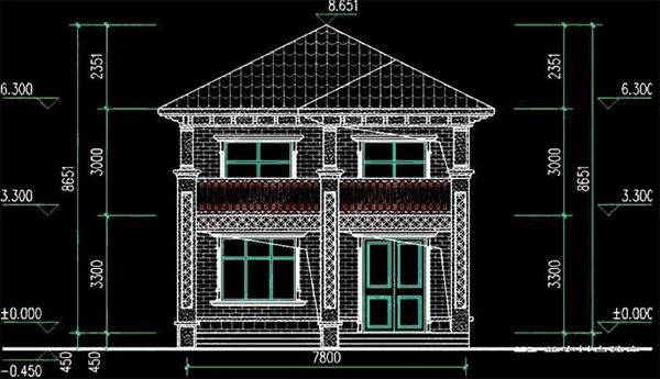 二層歐式別墅設(shè)計(jì)圖只需要20萬就能建成，你信嗎？面子里子都有。