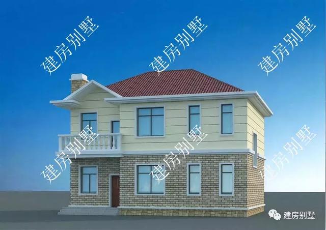 兩款二層別墅設(shè)計圖，經(jīng)濟實用，第一棟主體20萬都不到。