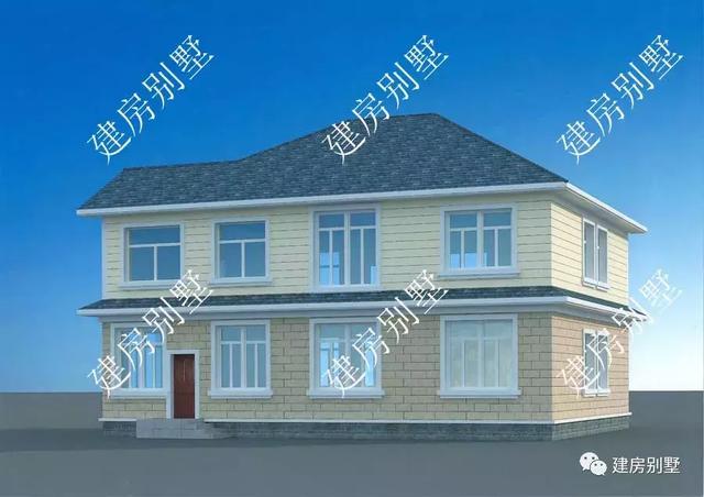 兩款二層別墅設(shè)計圖，經(jīng)濟實用，第一棟主體20萬都不到。