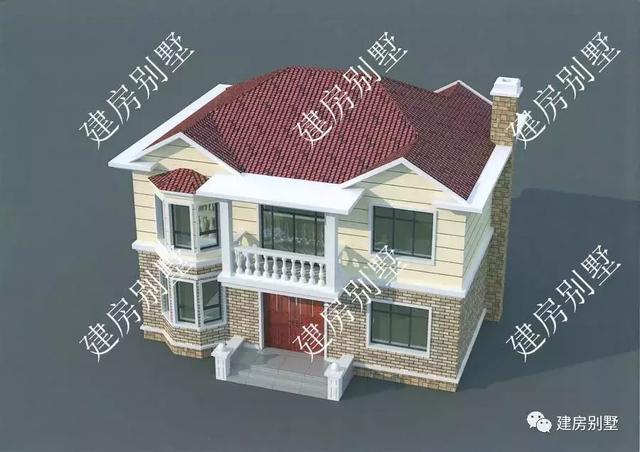 兩款二層別墅設(shè)計圖，經(jīng)濟實用，第一棟主體20萬都不到。