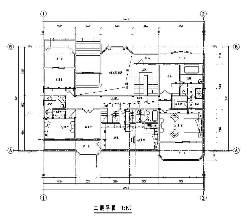 20x13米二層帶地下室別墅，復式客廳+雙車庫