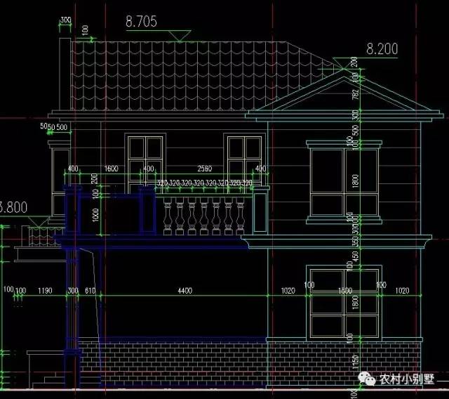 12x9米經(jīng)濟(jì)實(shí)用二層帶露臺(tái)農(nóng)村小樓房設(shè)計(jì)圖，推薦
