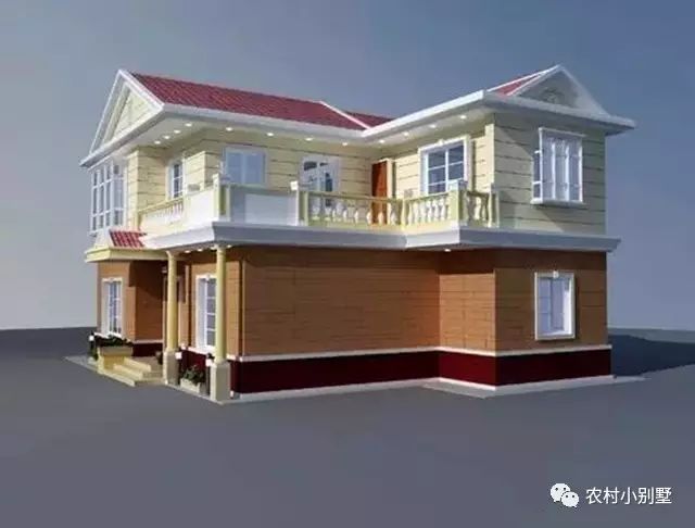 12x9米經(jīng)濟(jì)實(shí)用二層帶露臺(tái)農(nóng)村小樓房設(shè)計(jì)圖，推薦