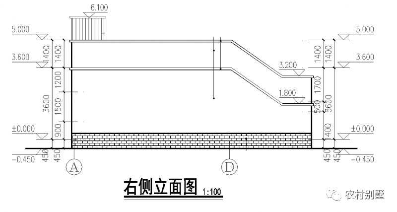 一層平屋頂農(nóng)村自建房設(shè)計圖，簡單易造，主體10萬左右