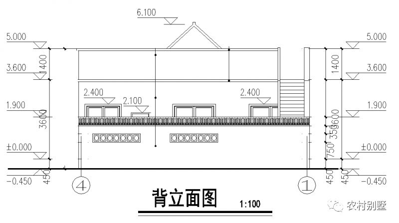 一層平屋頂農(nóng)村自建房設(shè)計圖，簡單易造，主體10萬左右