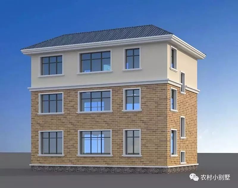 占地85平小戶型三層農(nóng)村小樓設(shè)計(jì)圖，戶型雖小，五臟俱全