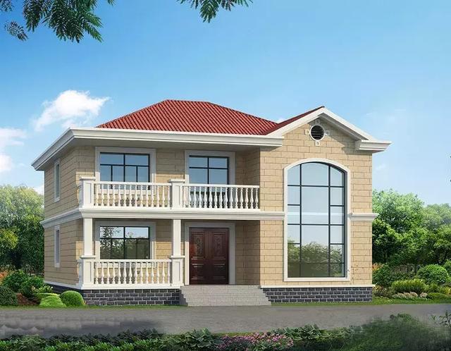 兩棟二層別墅設(shè)計(jì)圖，占地小，造價(jià)低，色彩絢麗，干凈明亮，相信你看了一定會(huì)喜歡。