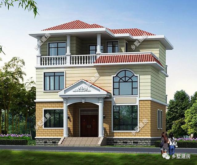 11X10米的三層農(nóng)村別墅設(shè)計圖，款款不到30萬，25萬左右就能搞定，接地氣的房子你們喜歡嗎？