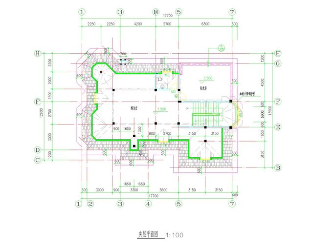超經(jīng)典的二層歐式別墅設(shè)計(jì)圖，占地面積250平方米，非常時(shí)尚，你喜歡這樣的嗎？