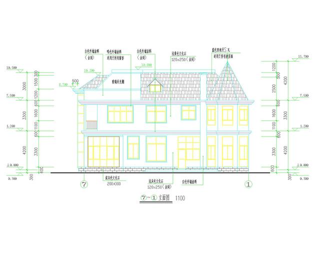 超經(jīng)典的二層歐式別墅設(shè)計(jì)圖，占地面積250平方米，非常時(shí)尚，你喜歡這樣的嗎？